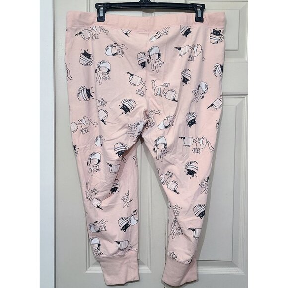 Torrid cats coffee latte caffeine pink foxy sleep legging - Picture 2 of 3